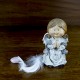 Décoration figurine Ange prieur Lila