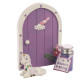 Coffret cadeau décoration thème licorne avec une porte, une figurine et des paillettes 